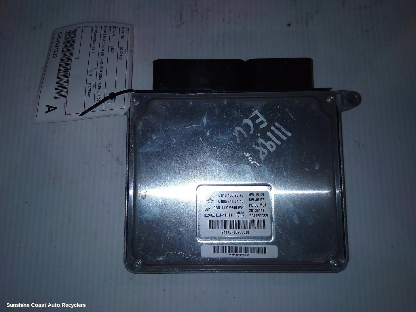 2008 Mercedes C Class Ecu