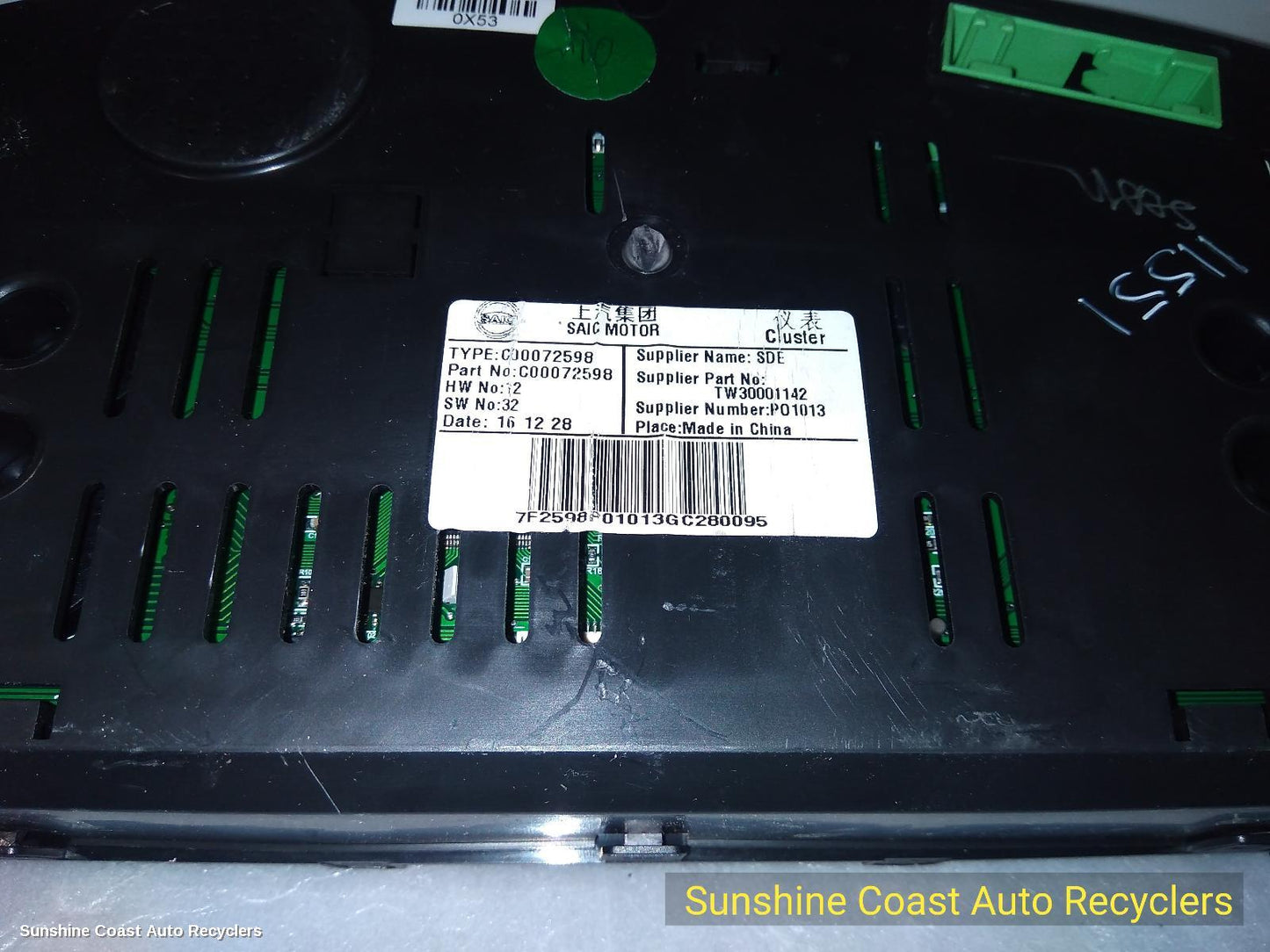 2017 Ldv G10 Instrument Cluster