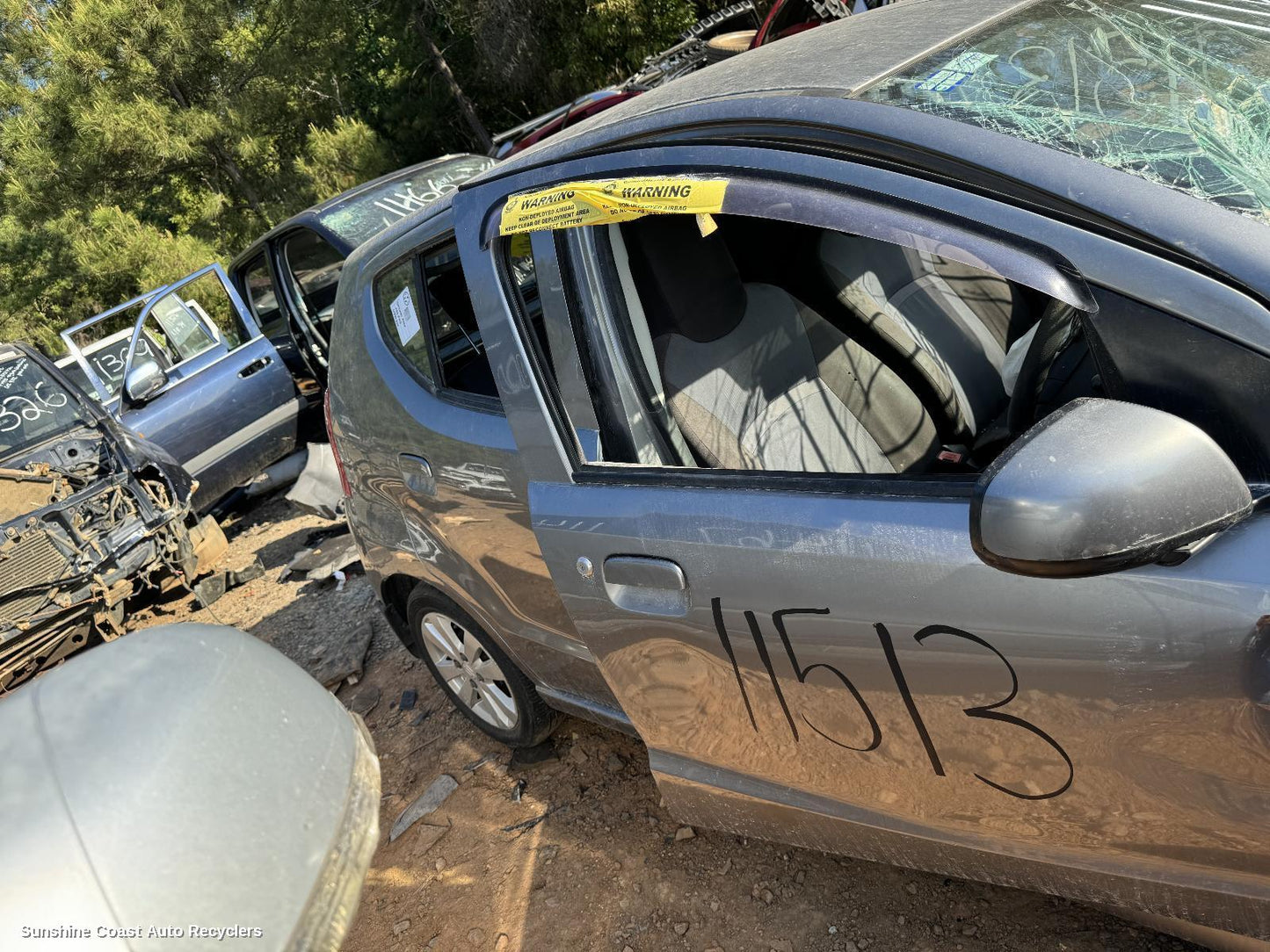 2013 Suzuki Alto Left Rear Door Sliding