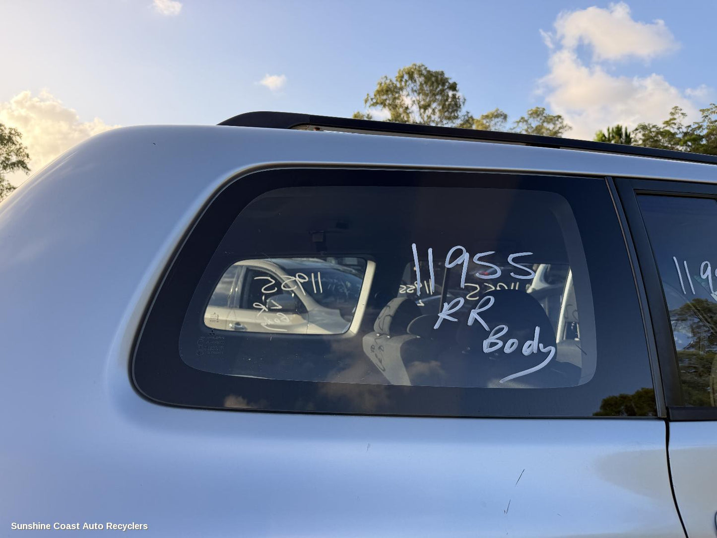 2009-2015 Mitsubishi Challenger Right Rear Side Glass