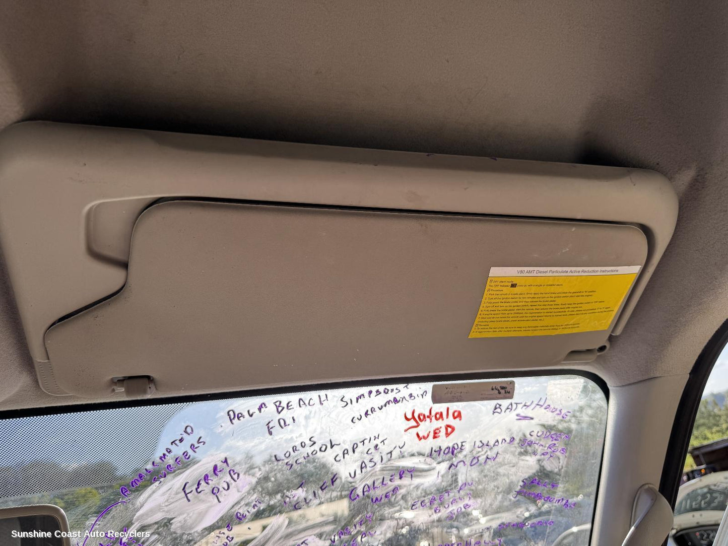 2020 Ldv V80 Sunvisor