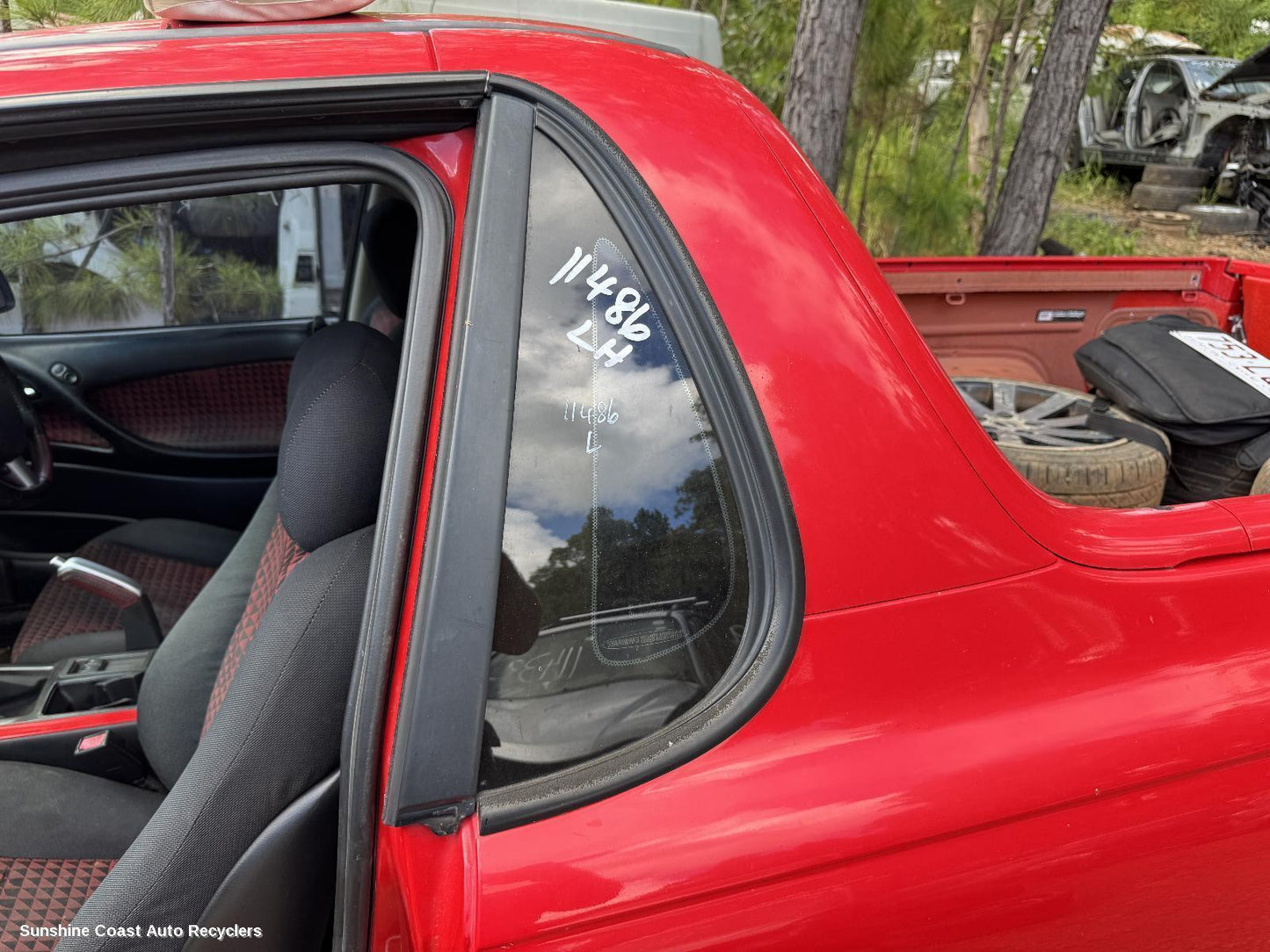 2003 Holden Commodore Left Rear Side Glass