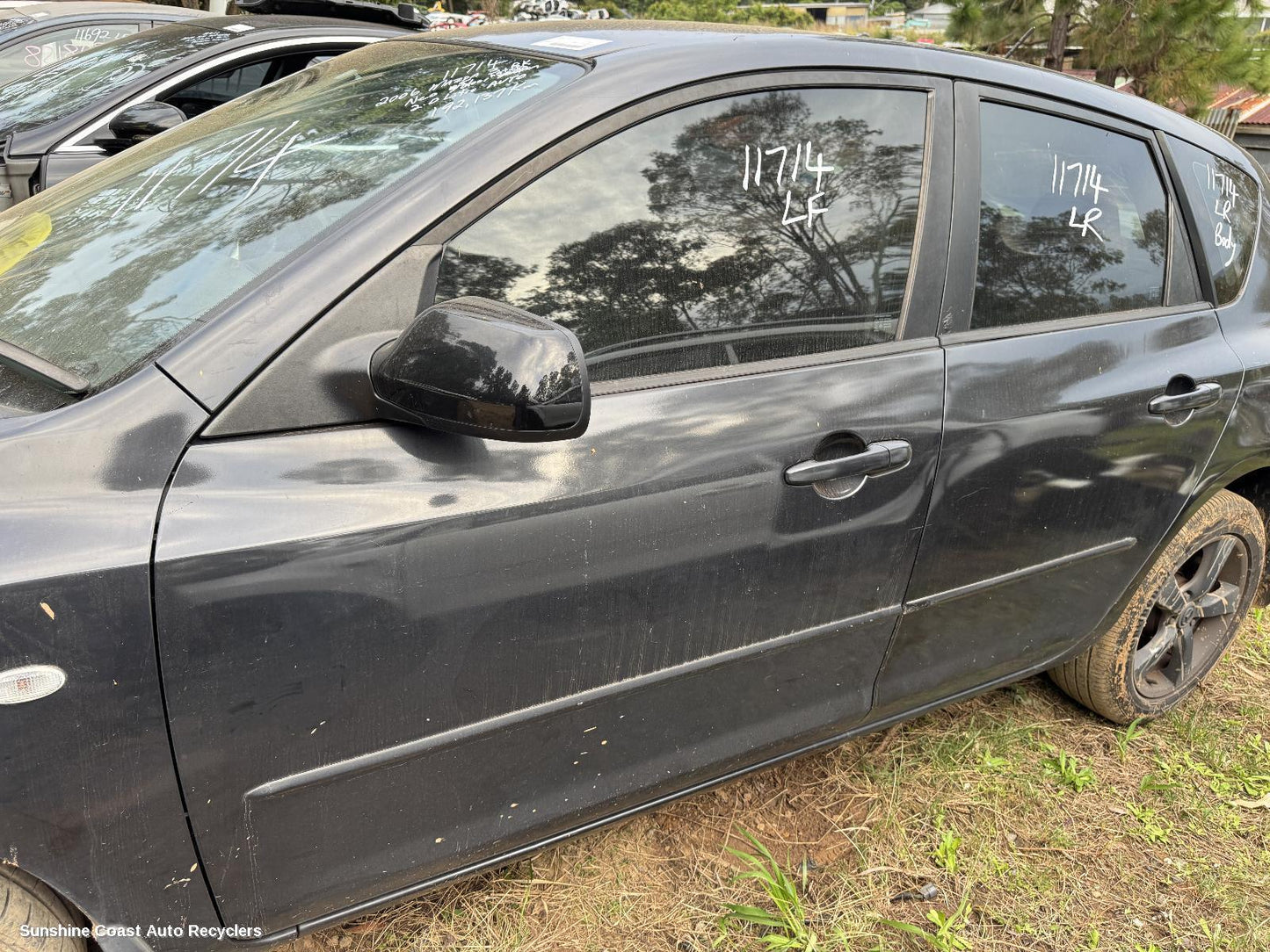 2003-2009 Mazda 3 Left Front Door Window