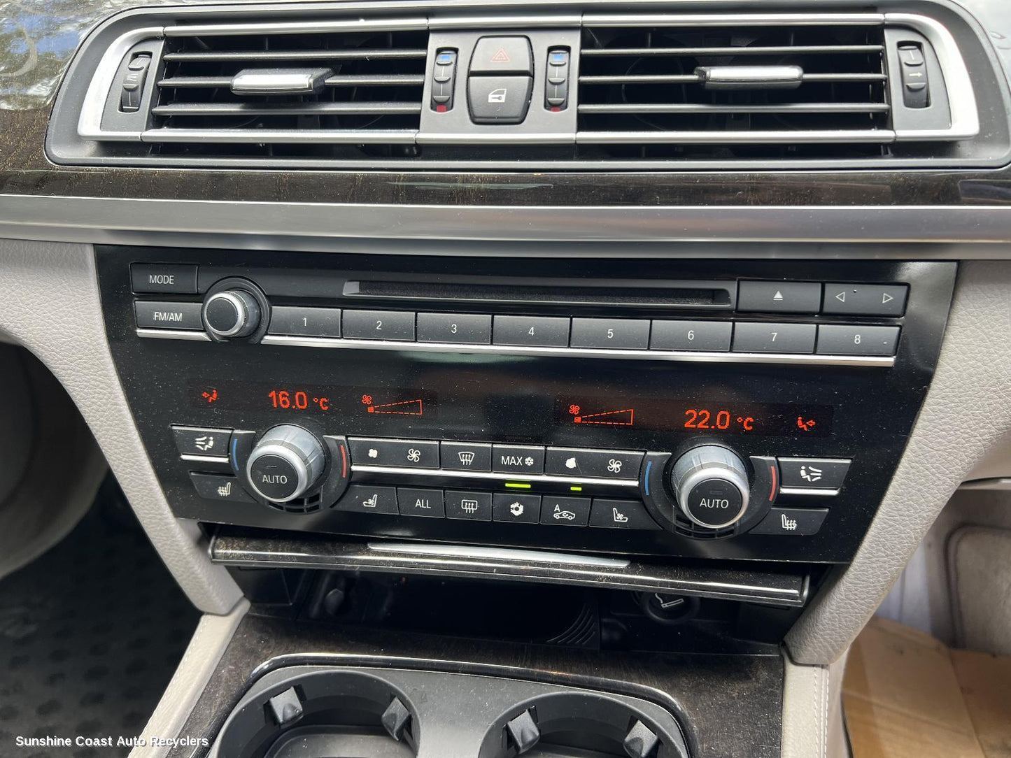 2011 Bmw 7 Series Heater Ac Controls