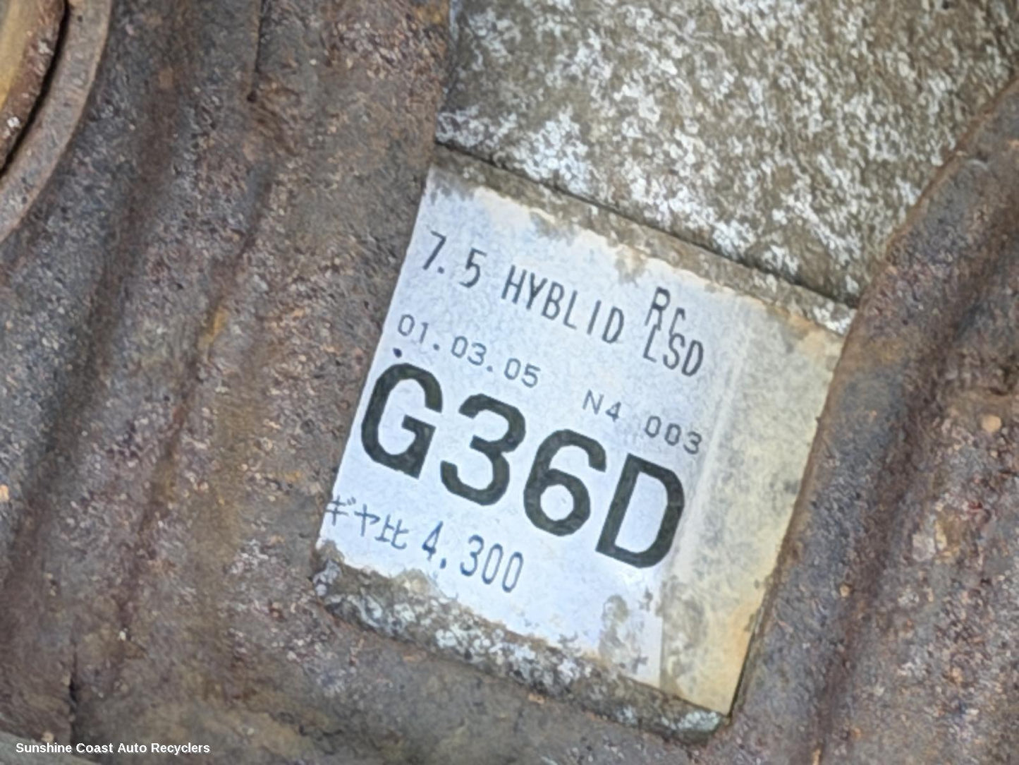 2000-2006 Mitsubishi Pajero Differential Centre
