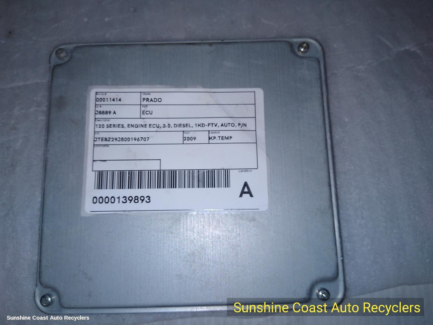 2007-2009 Toyota Prado Ecu