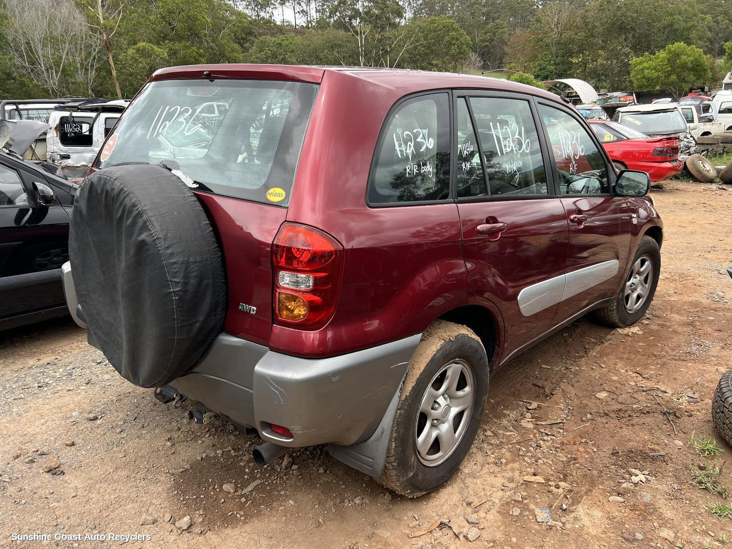 2003 Toyota Rav4 Mud Flaps