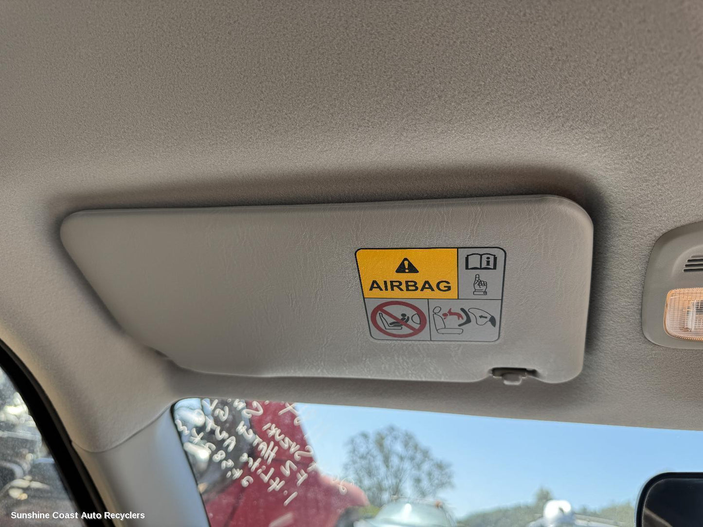2014 Suzuki Swift Sunvisor
