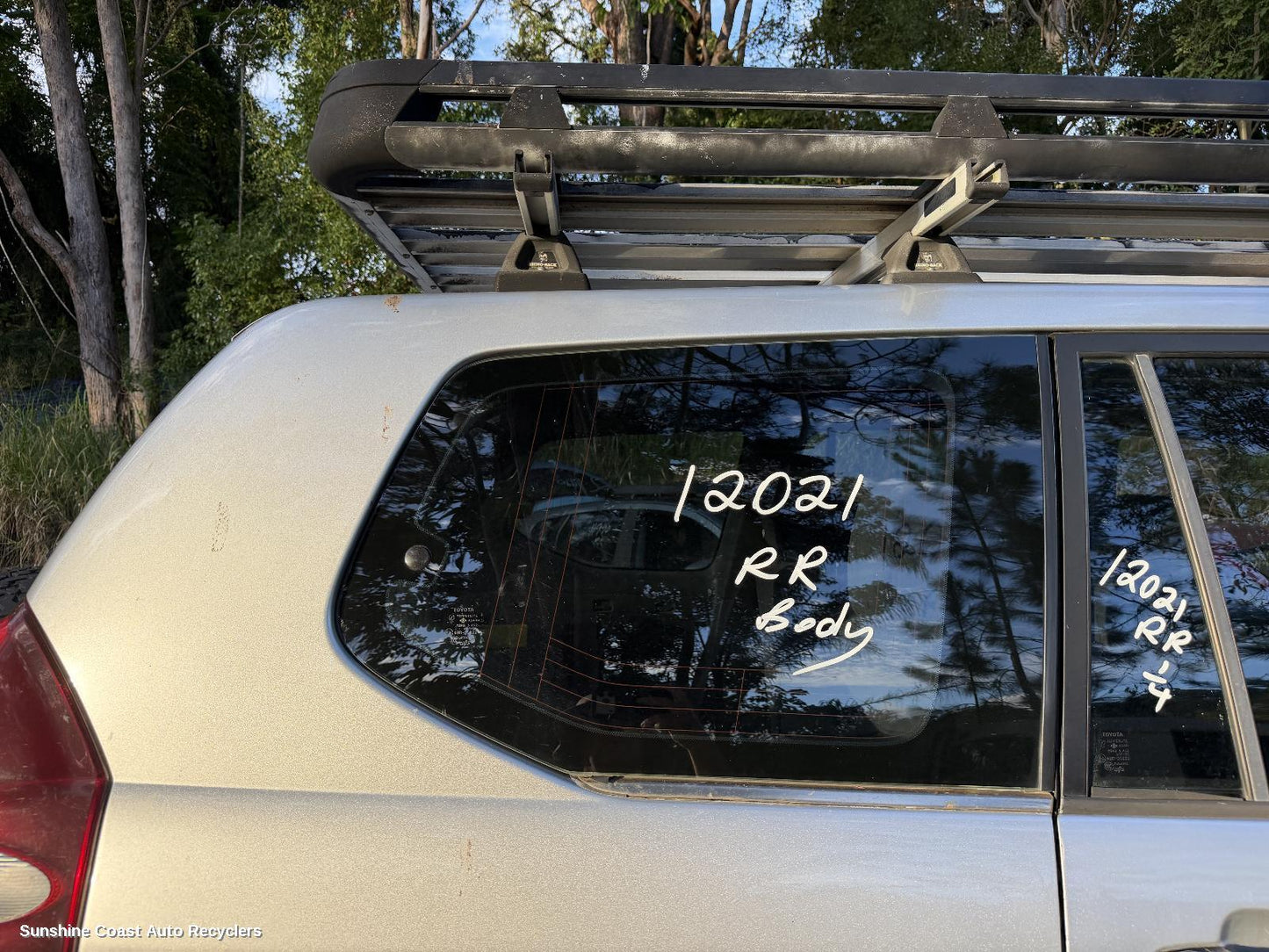 2003-2009 Toyota Prado Right Rear Side Glass