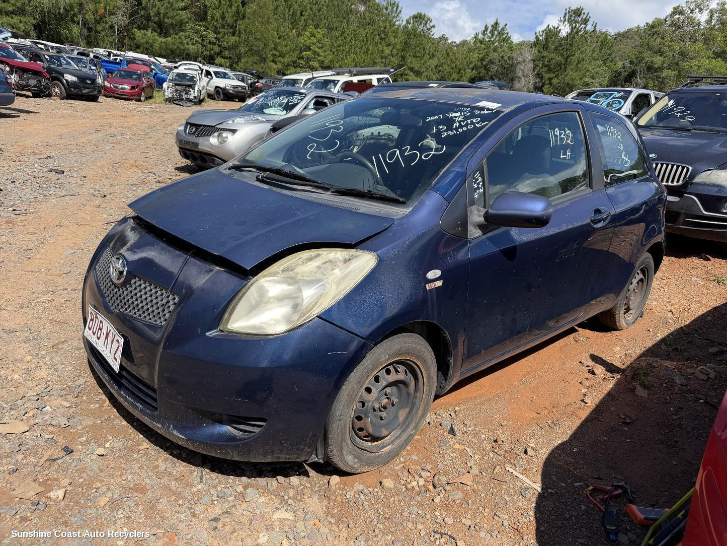 2005-2016 Toyota Yaris Fuel Door   Filler