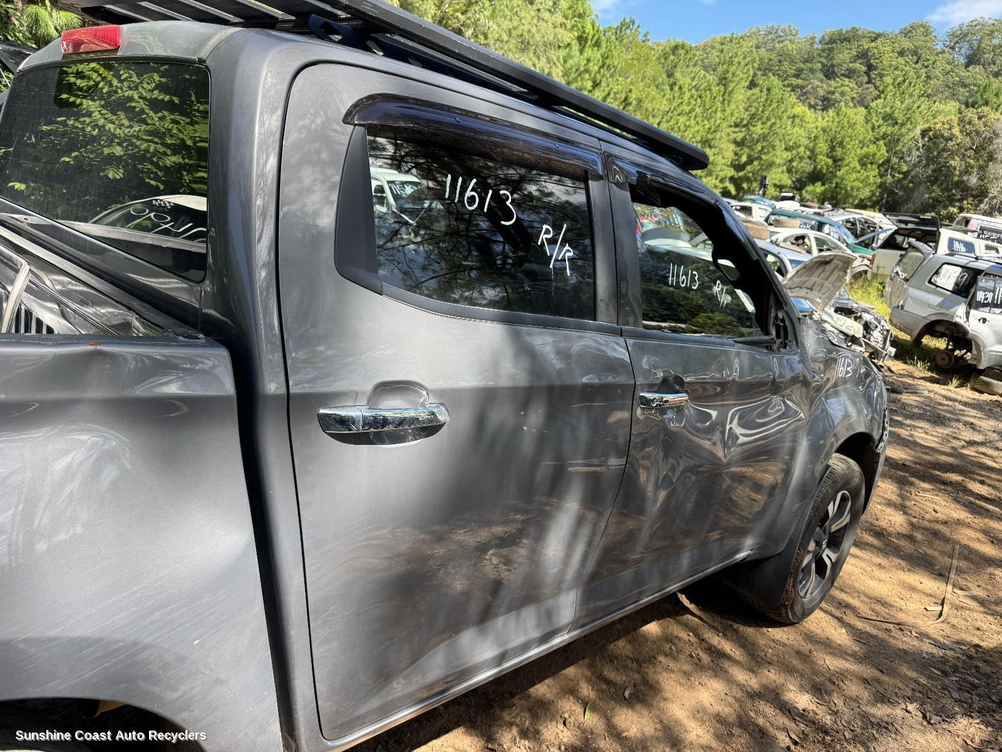 2020-2026 Mazda Bt50 Right Rear Door Window