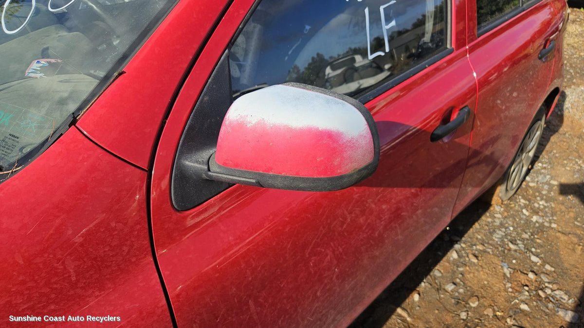 2010-2012 Nissan Micra Left Door Mirror