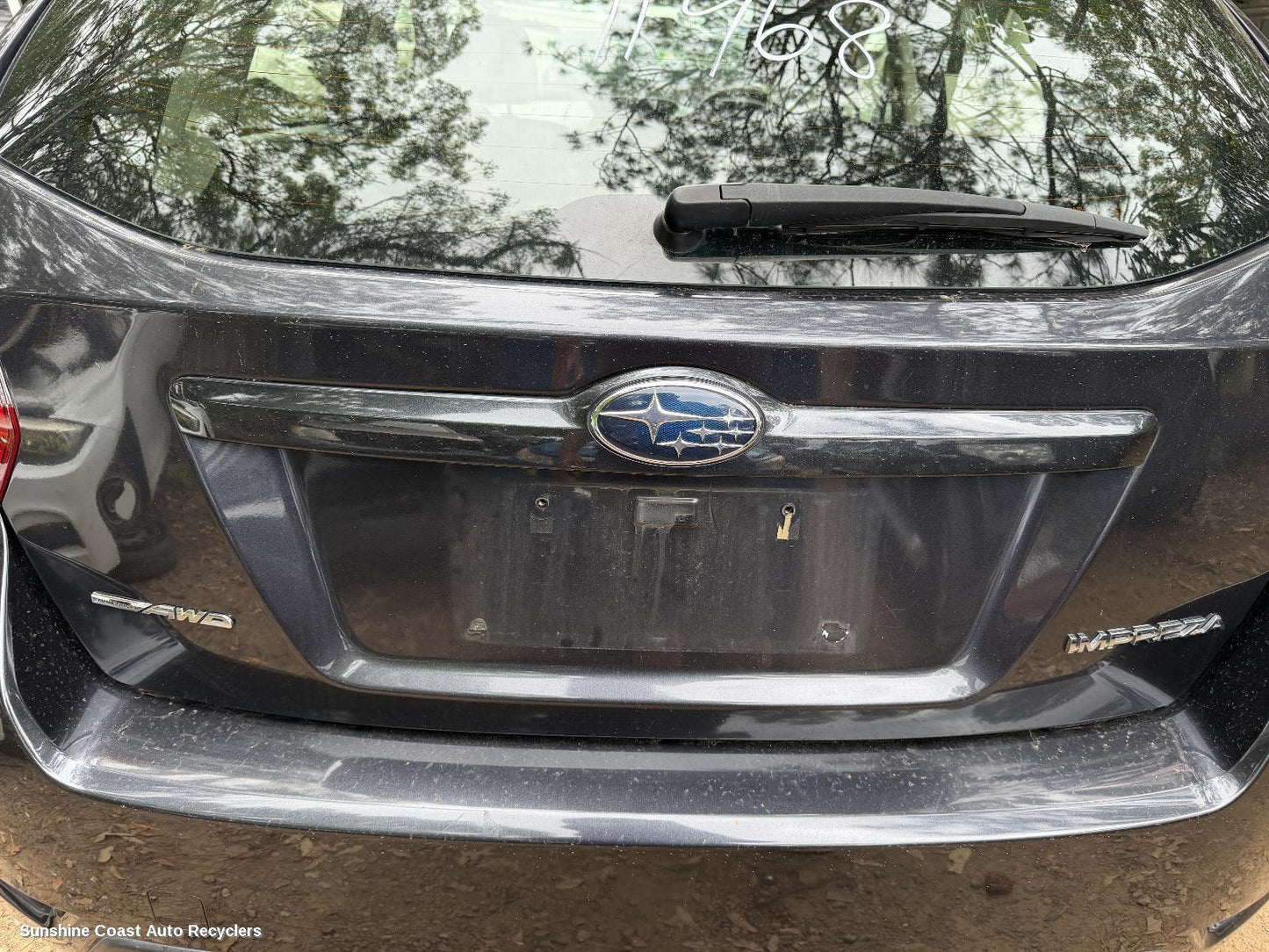 2011-2017 Subaru Impreza Rear Garnish