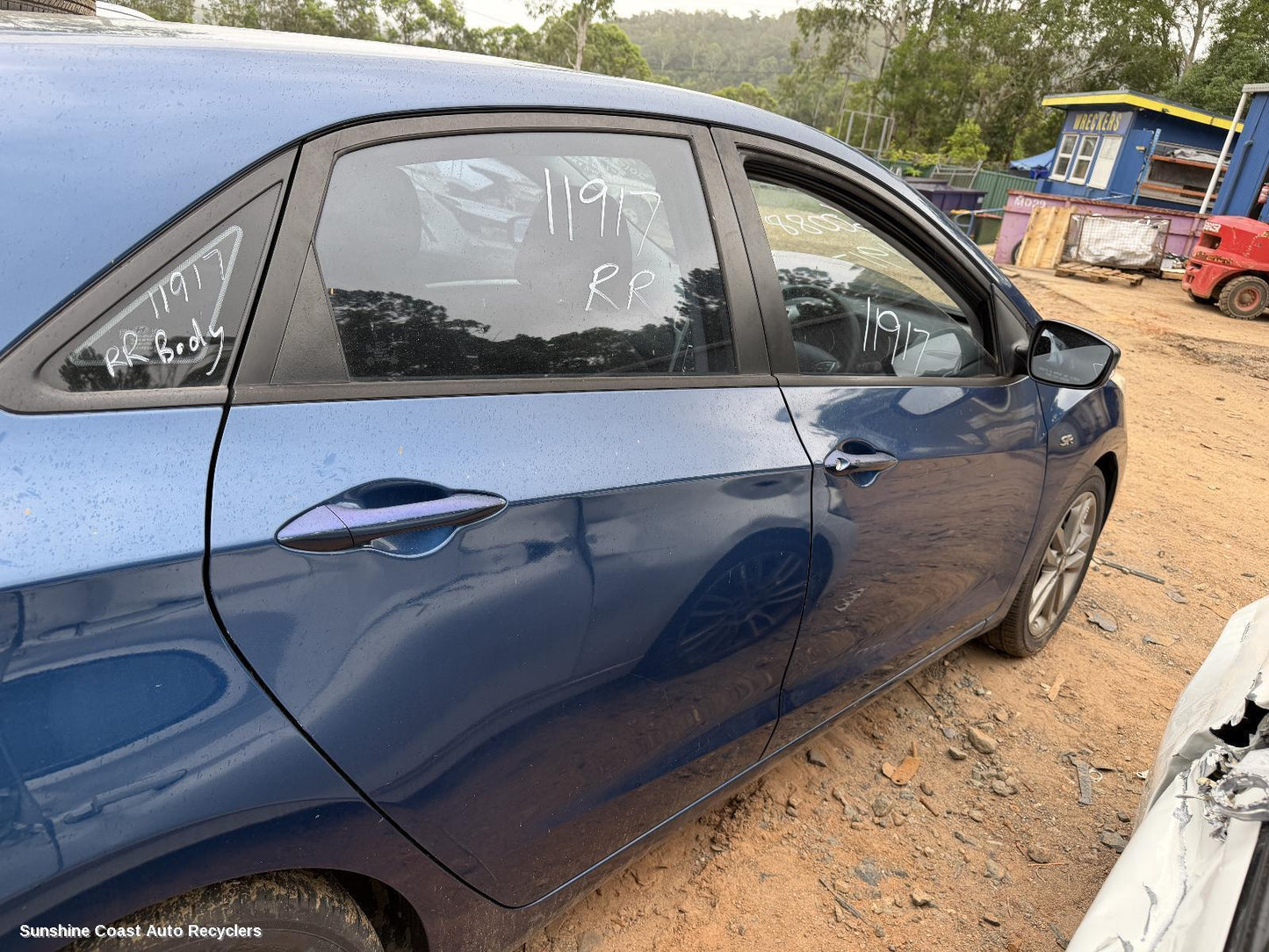 2015 Hyundai I30 Right Rear Door Sliding