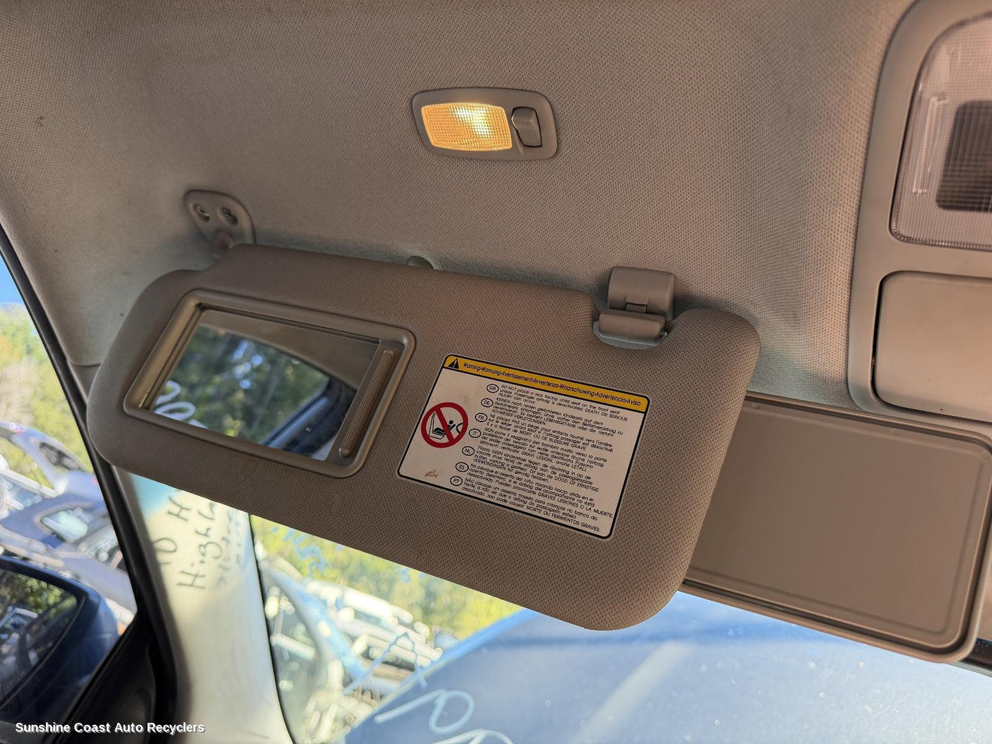 2009-2016 Hyundai Ix35 Sunvisor