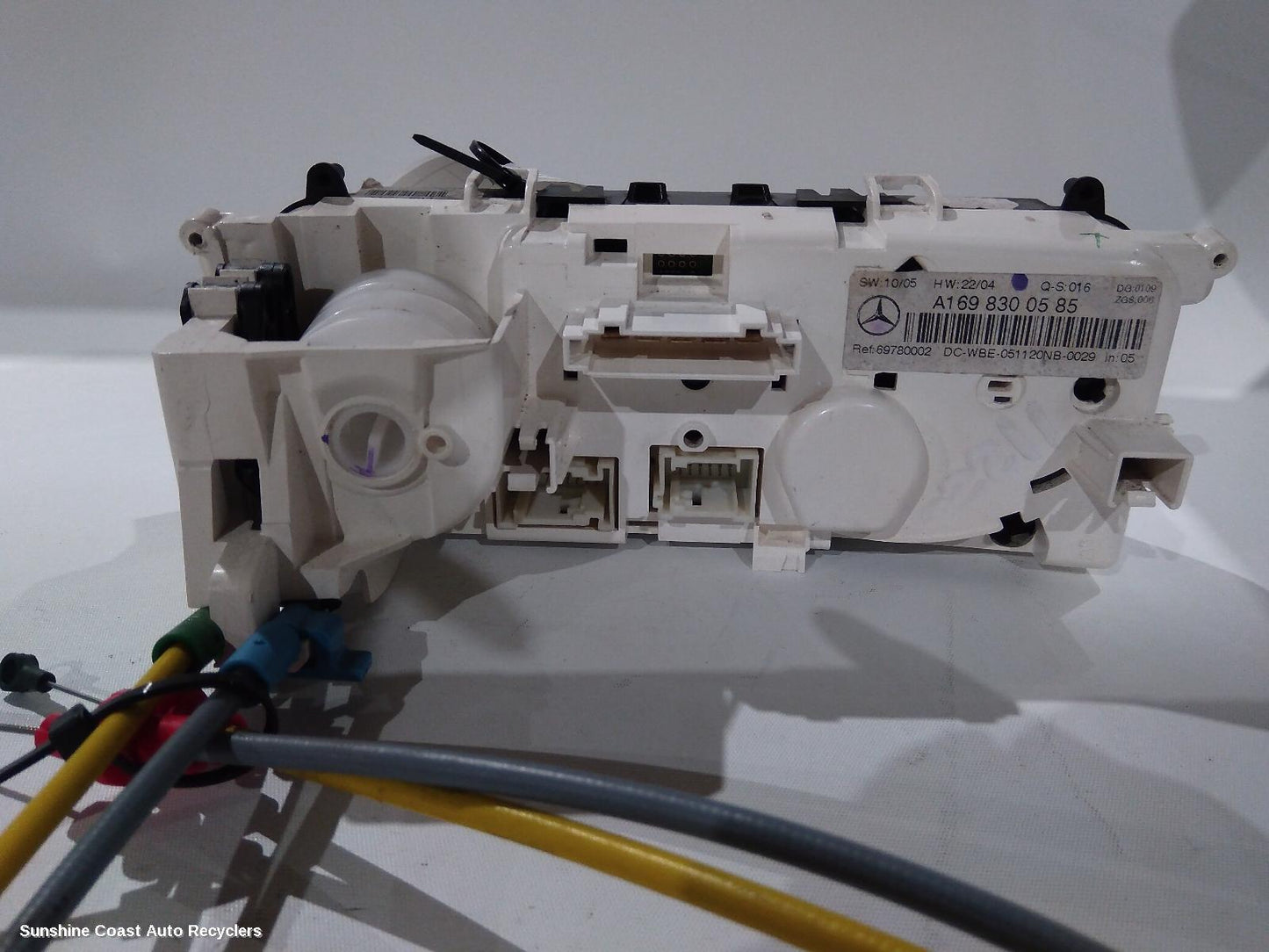 2006 Mercedes A Class Heater Ac Controls