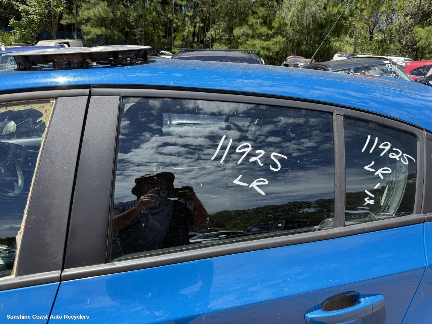 2011-2017 Holden Cruze Left Rear Door Window