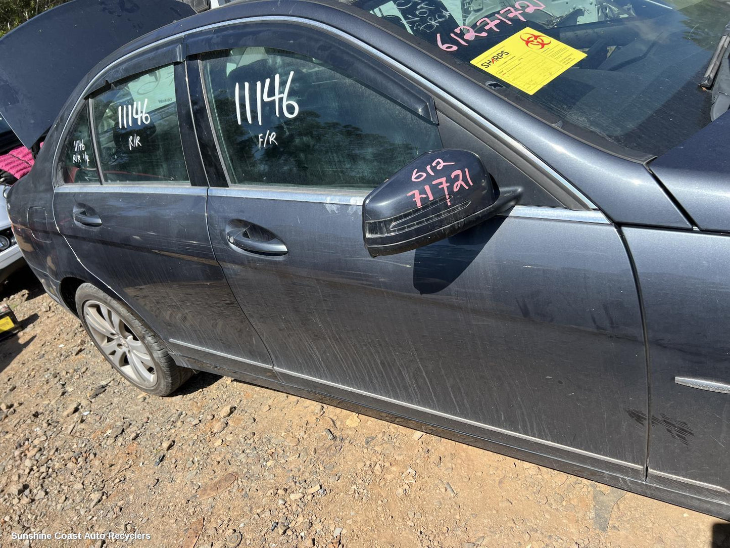 2008 Mercedes C Class Right Door Mirror