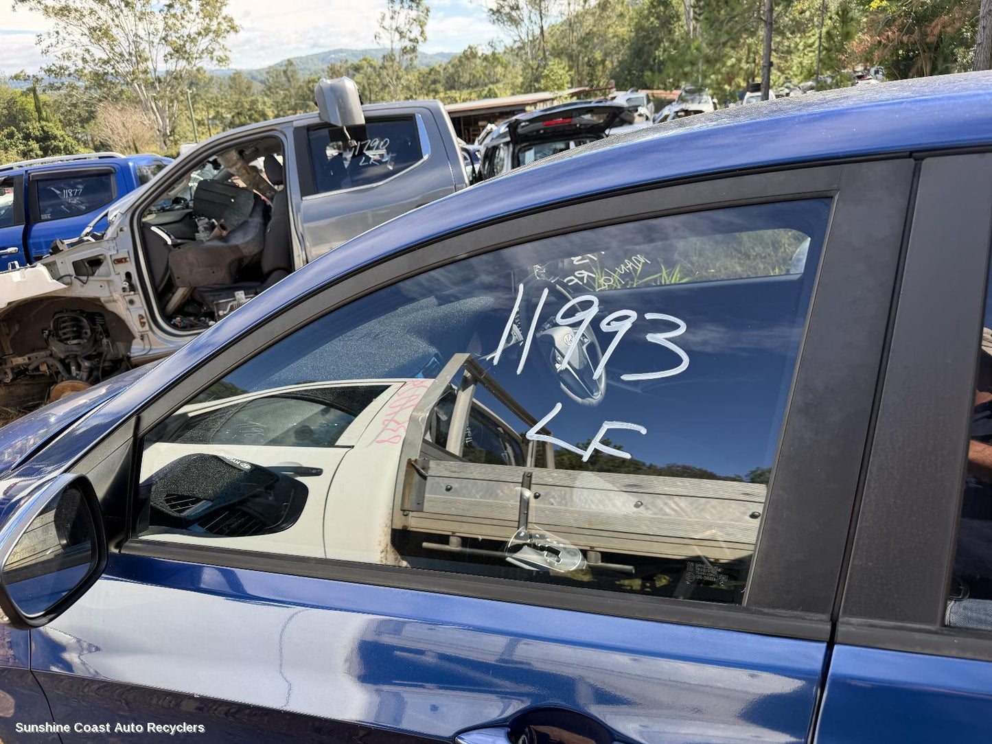 2011-2019 Hyundai Accent Left Front Door Window