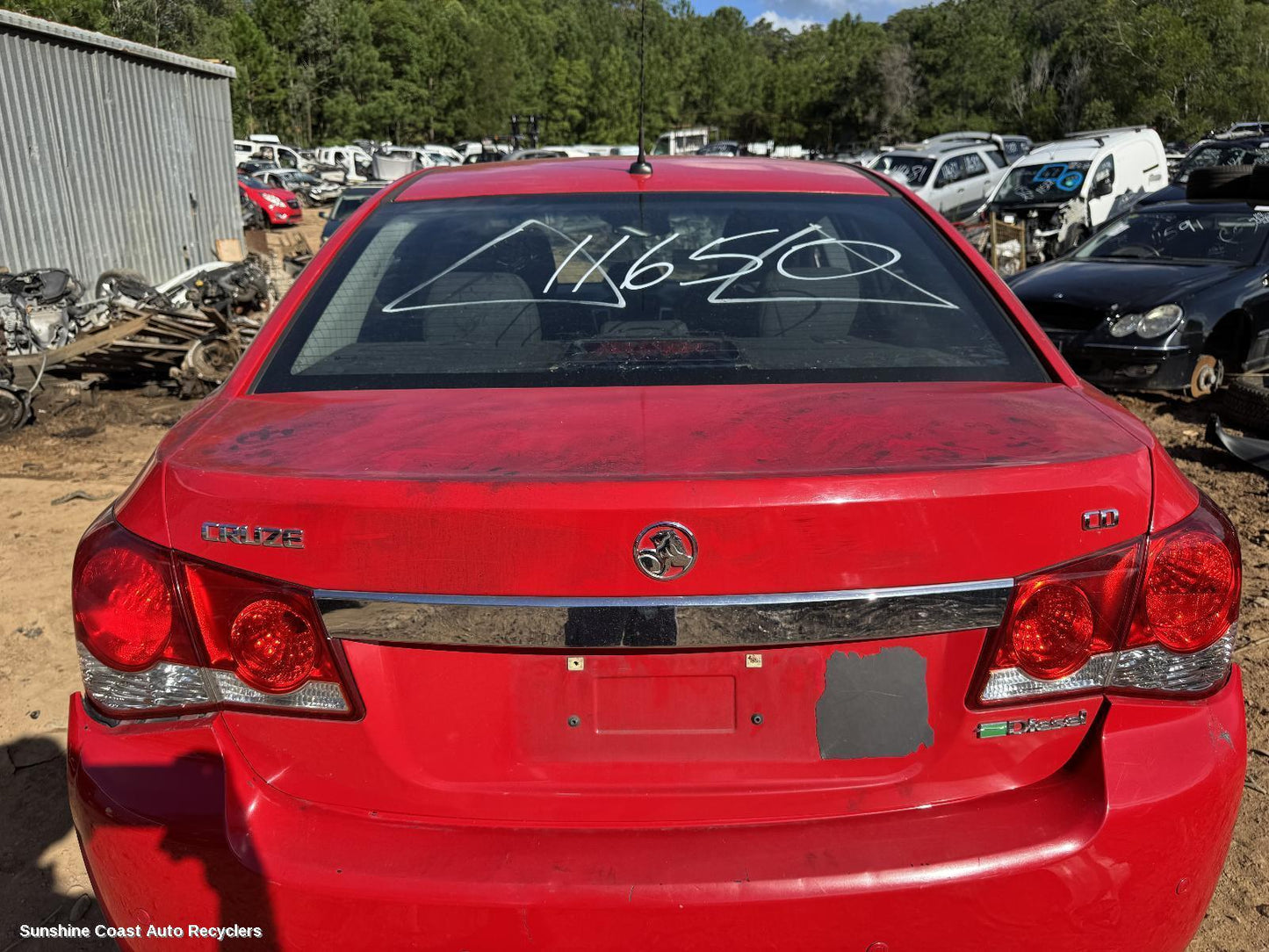 2012 Holden Cruze Bootlid Tailgate