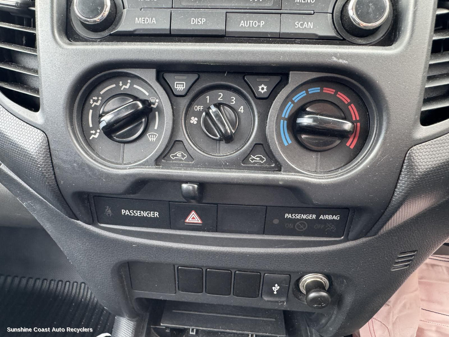 2016 Mitsubishi Triton Heater Ac Controls