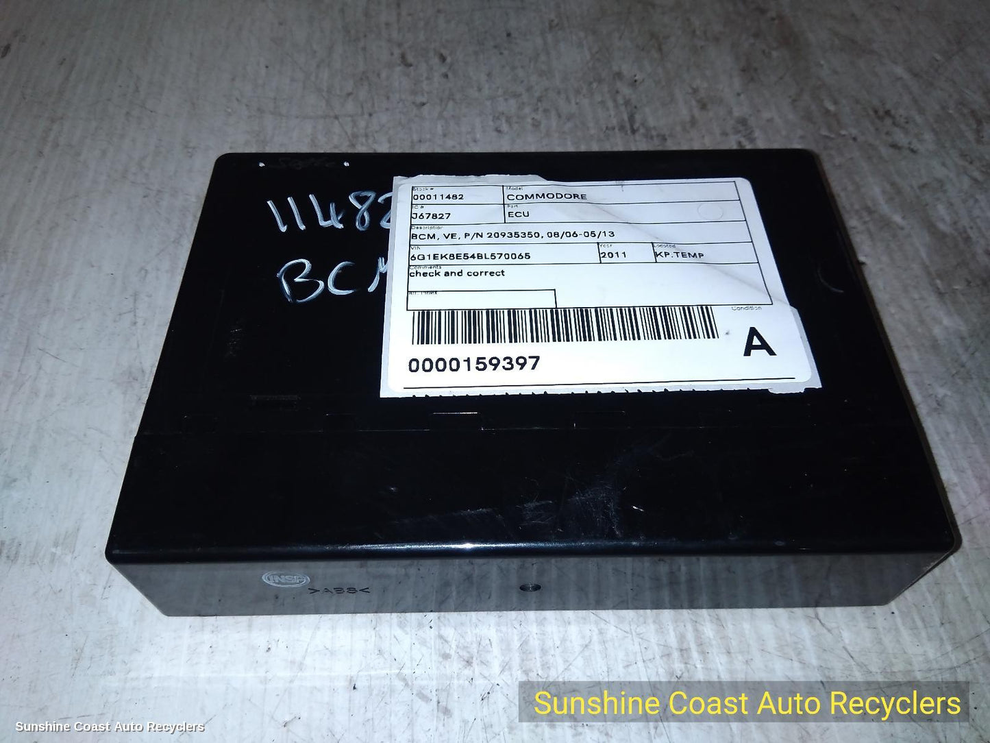 2011 Holden Commodore Ecu