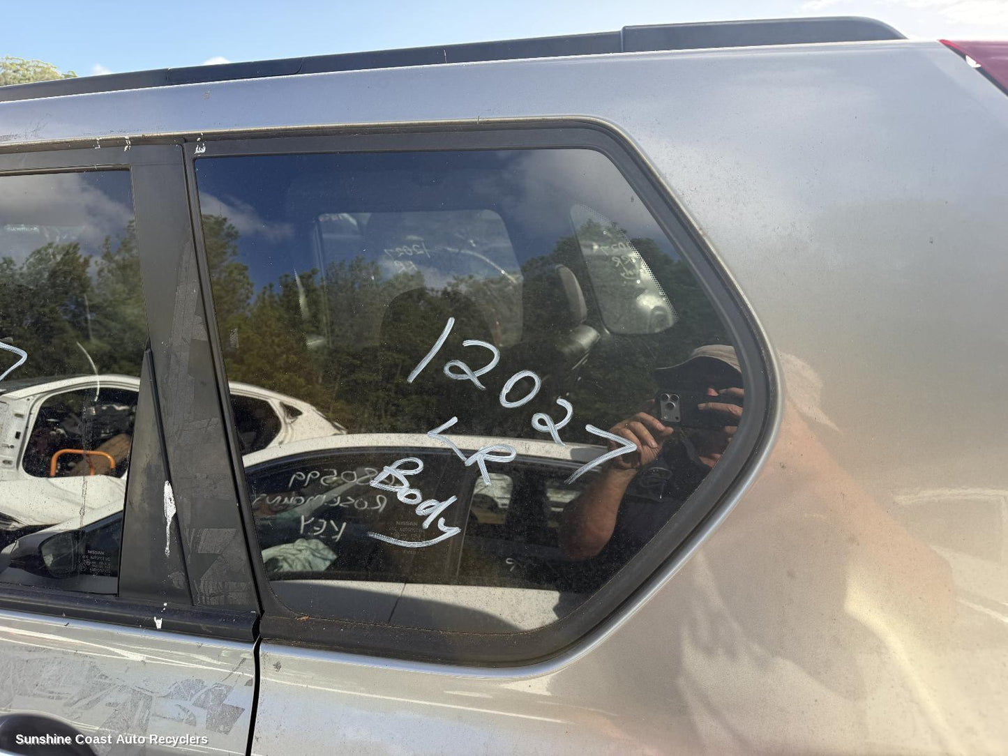 2007-2013 Nissan Xtrail Left Rear Side Glass