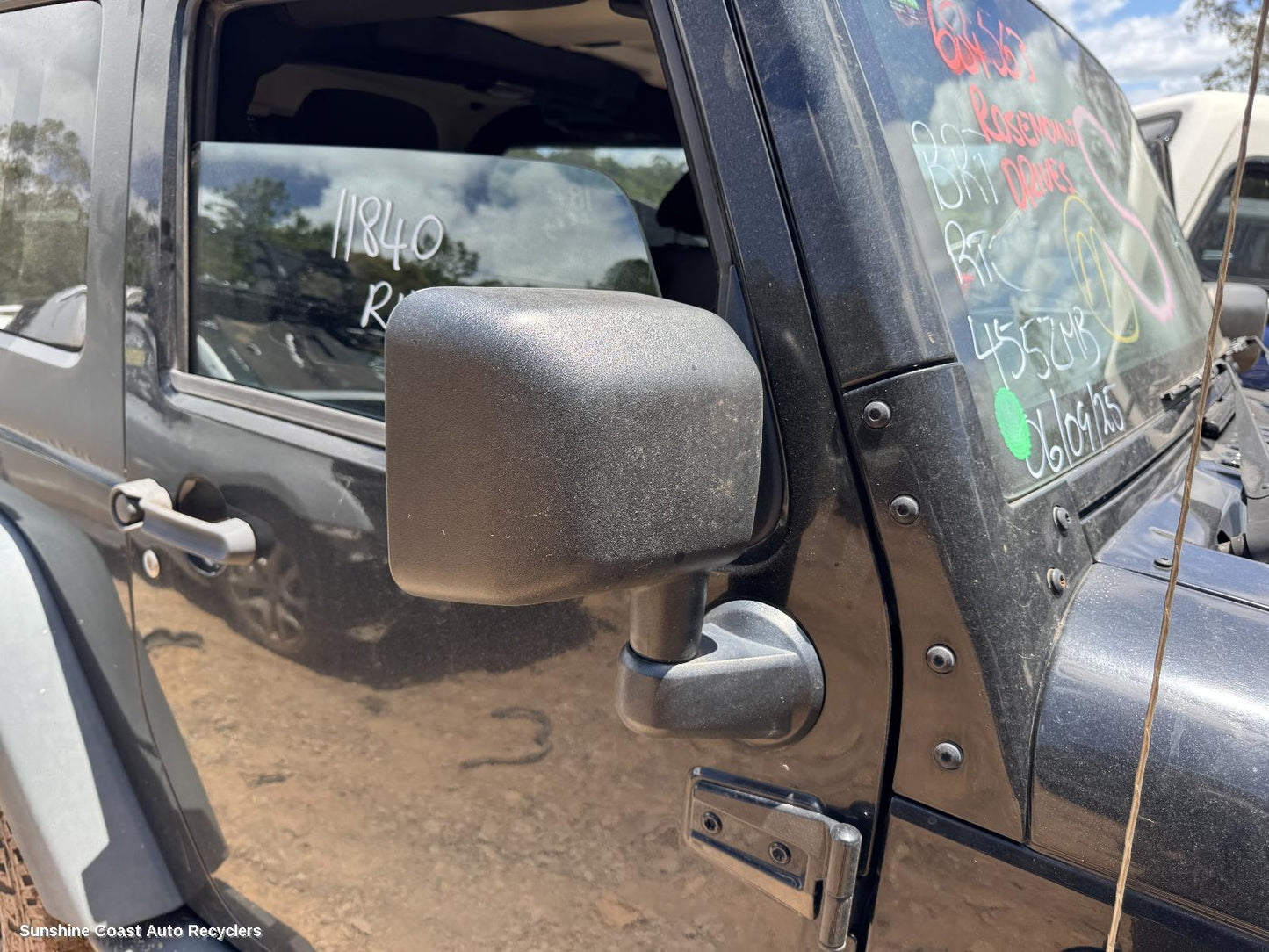 2013 Jeep Wrangler Right Door Mirror