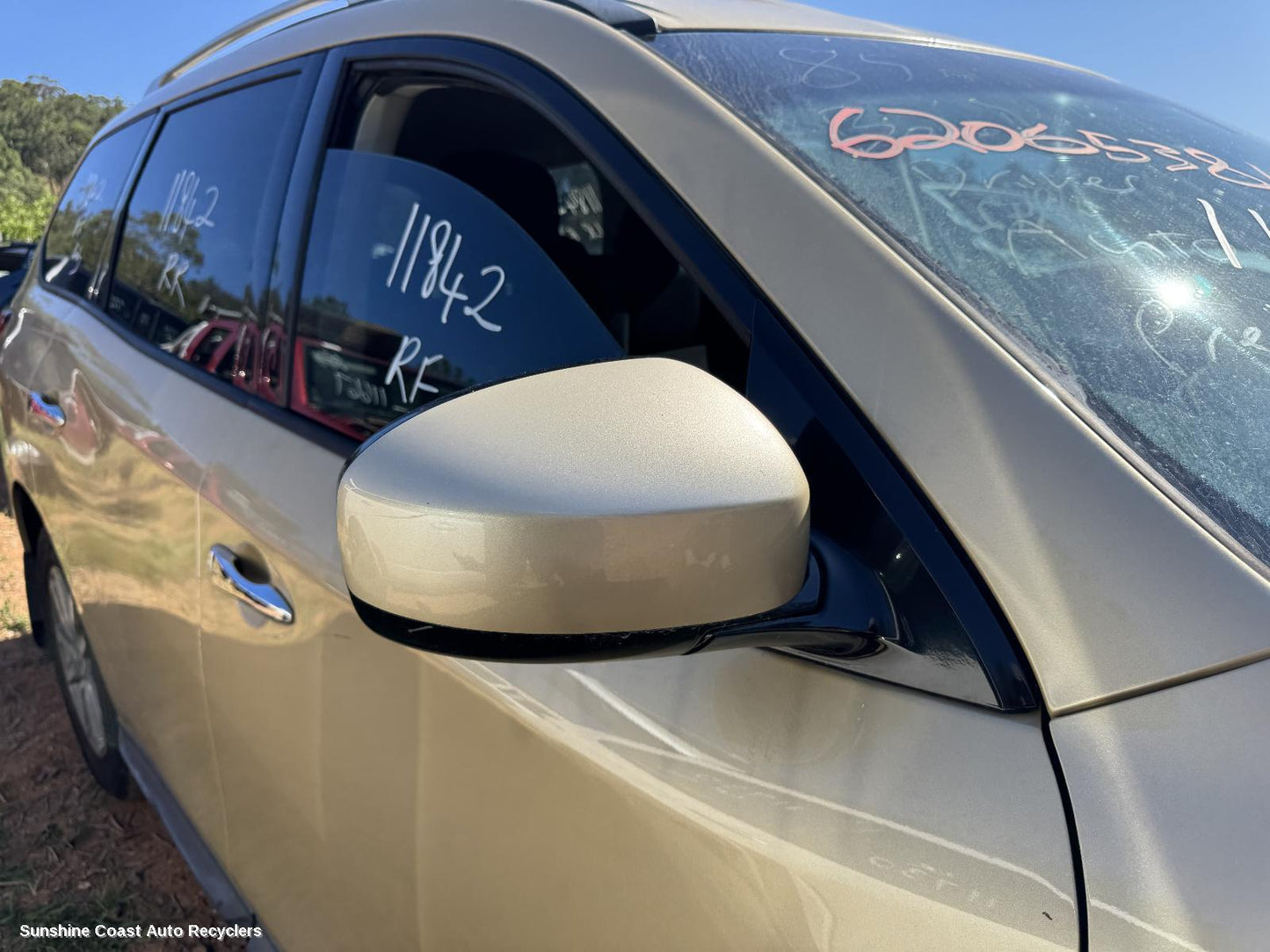 2014 Nissan Pathfinder Right Door Mirror
