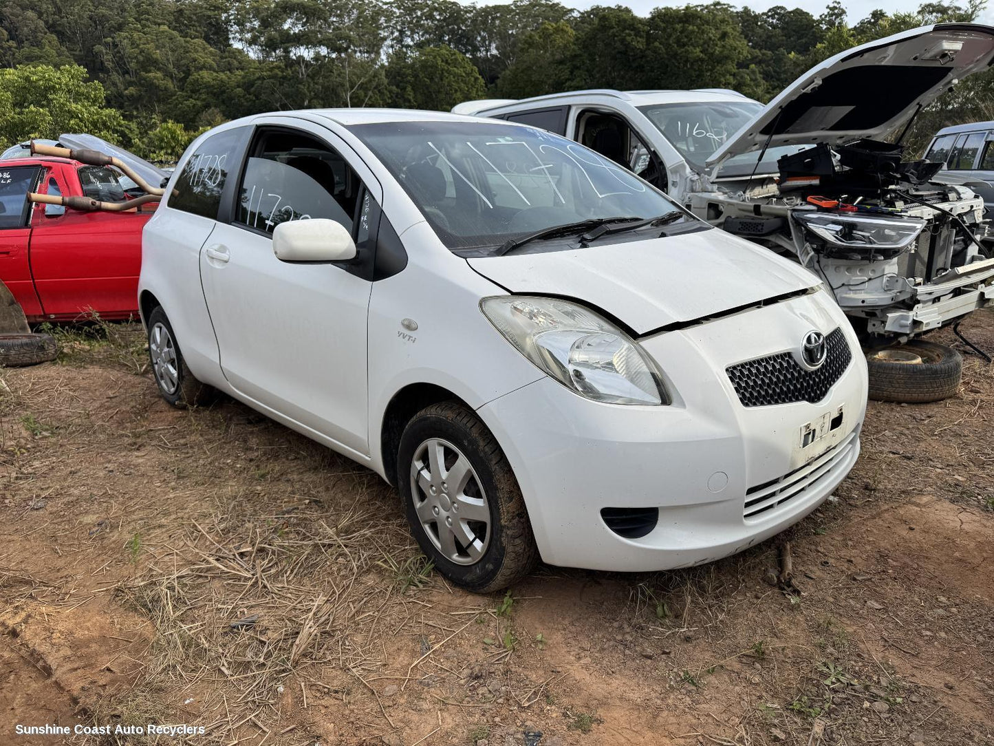 2006 Toyota Yaris Steering Box Rack
