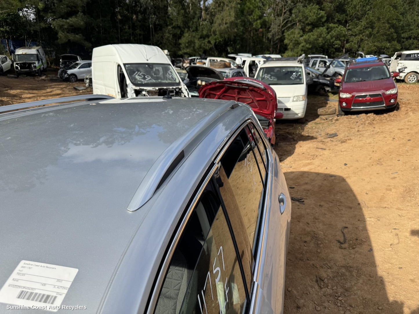 2022 Volkswagen Tiguan Roof Rack Bars