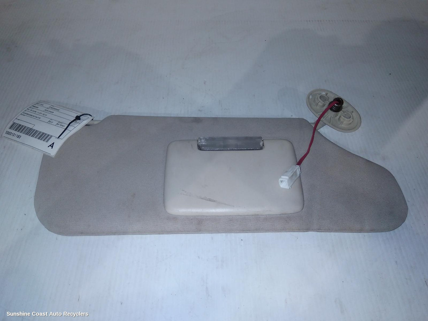 2012 Jeep Cherokee Sunvisor