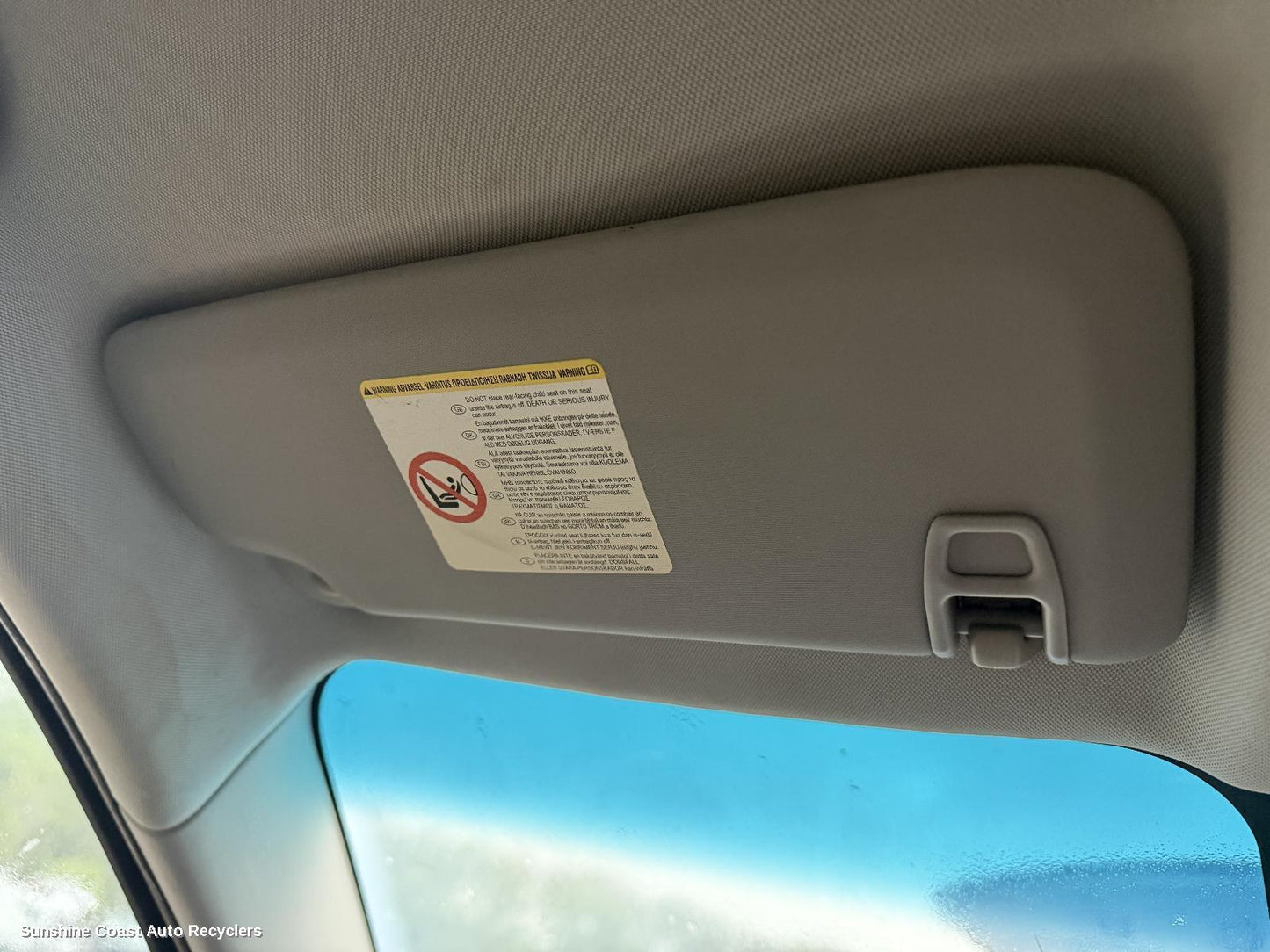 2009-2011 Holden Cruze Sunvisor