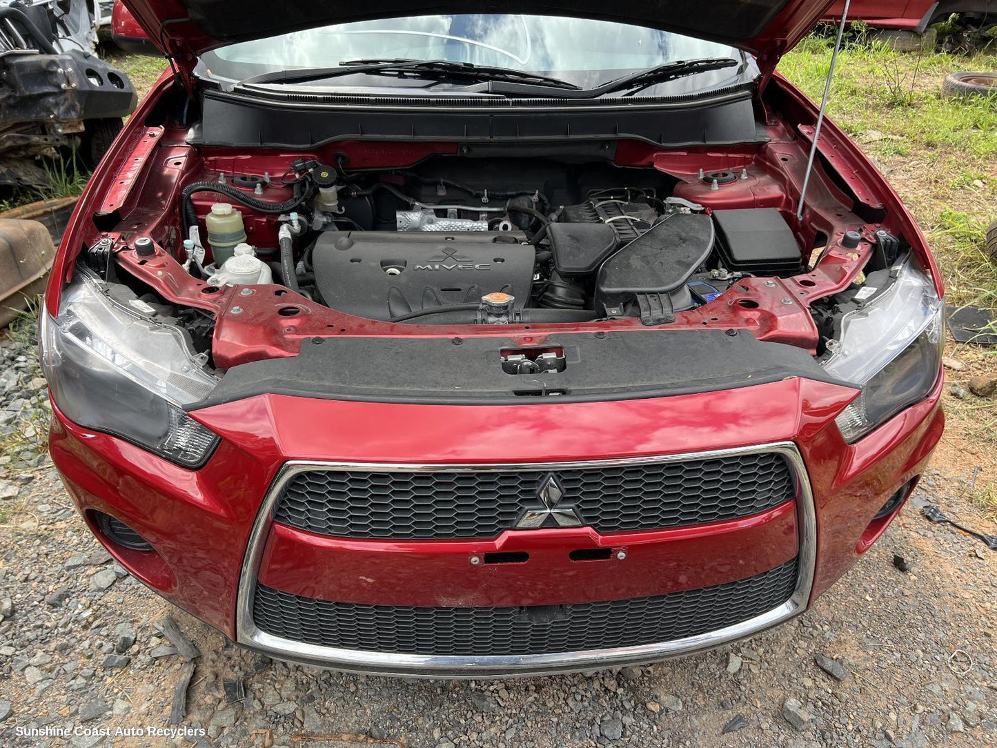 2012 Mitsubishi Outlander Rear Garnish