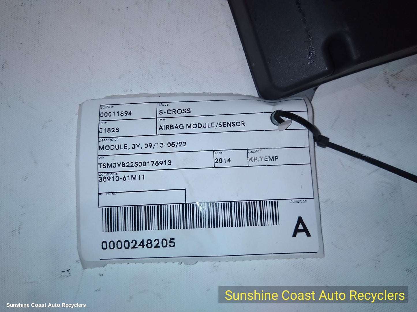 2013-2022 Suzuki S-cross Airbag Module Sensor