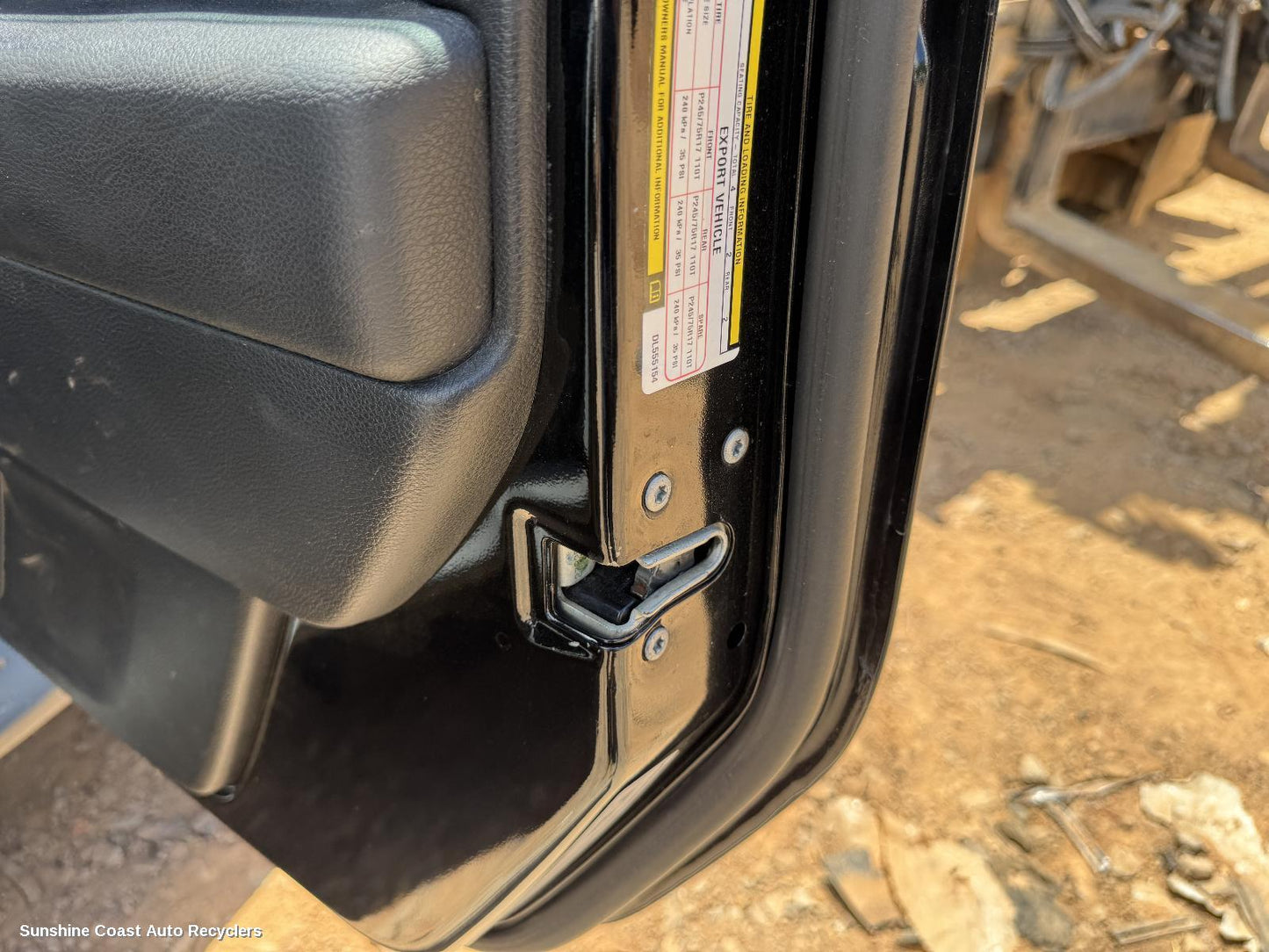 2013 Jeep Wrangler Door Boot Gate Lock