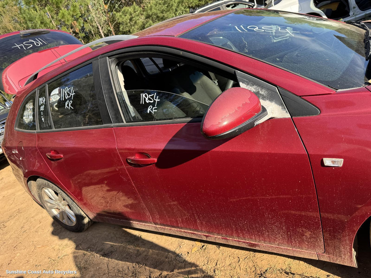 2014 Holden Cruze Right Front Door Window