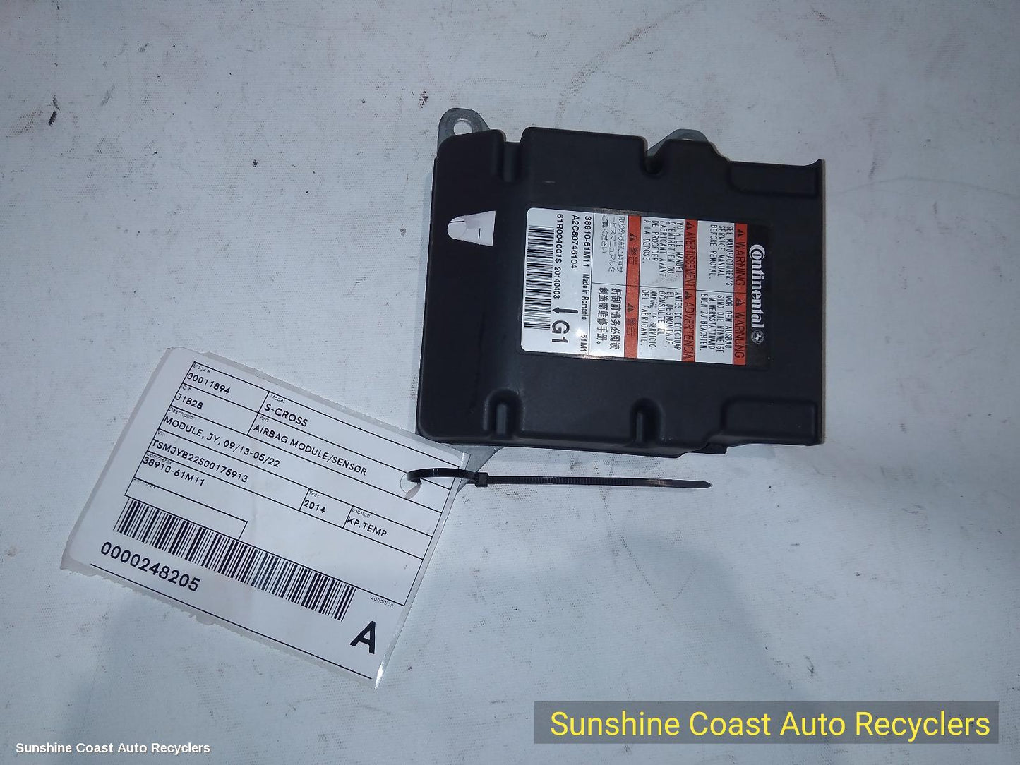 2013-2022 Suzuki S-cross Airbag Module Sensor