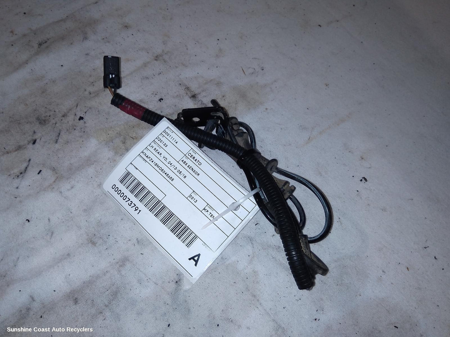 2013 Kia Cerato Abs Sensor