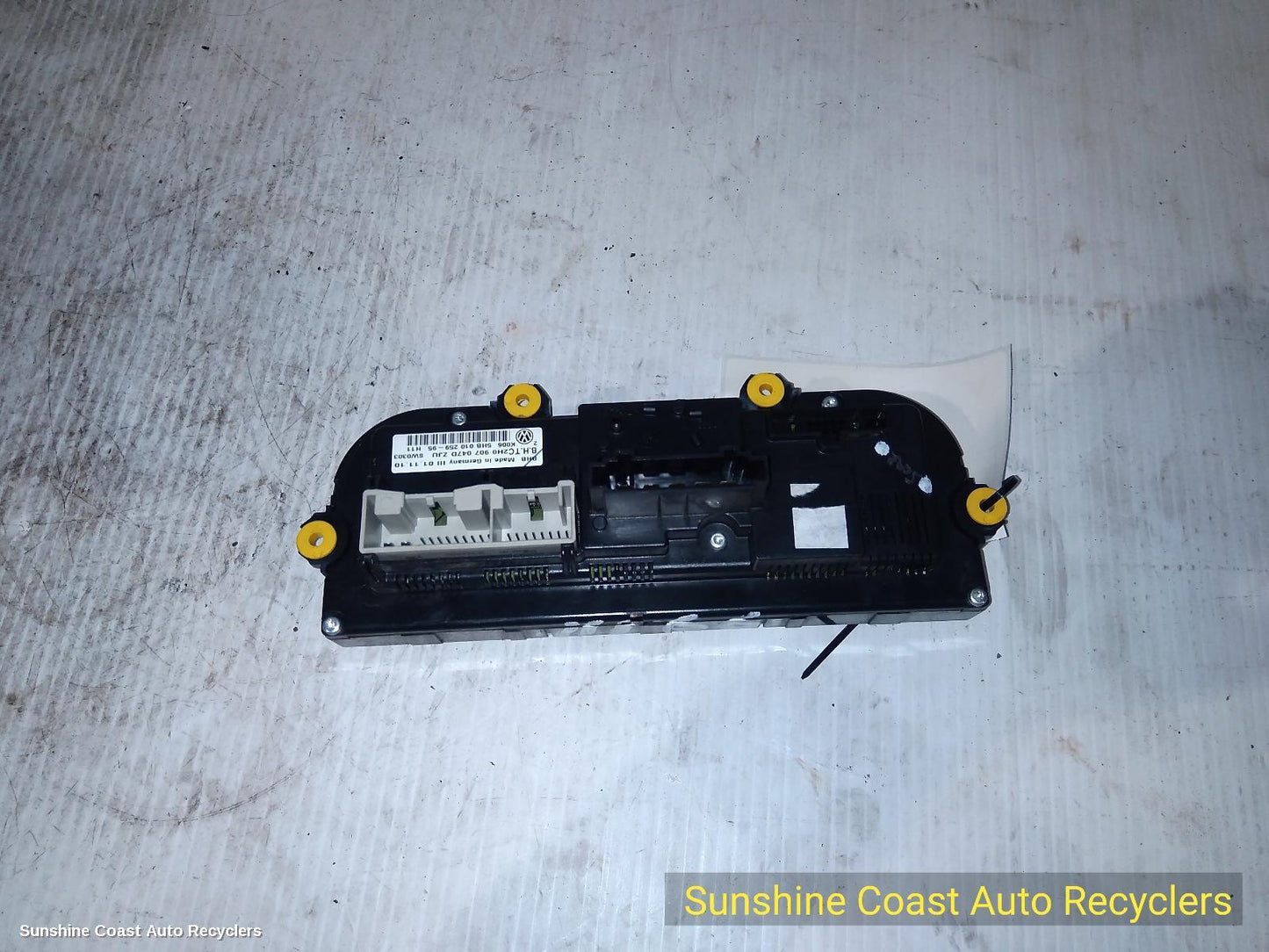 2012 Volkswagen Amarok Heater Ac Controls