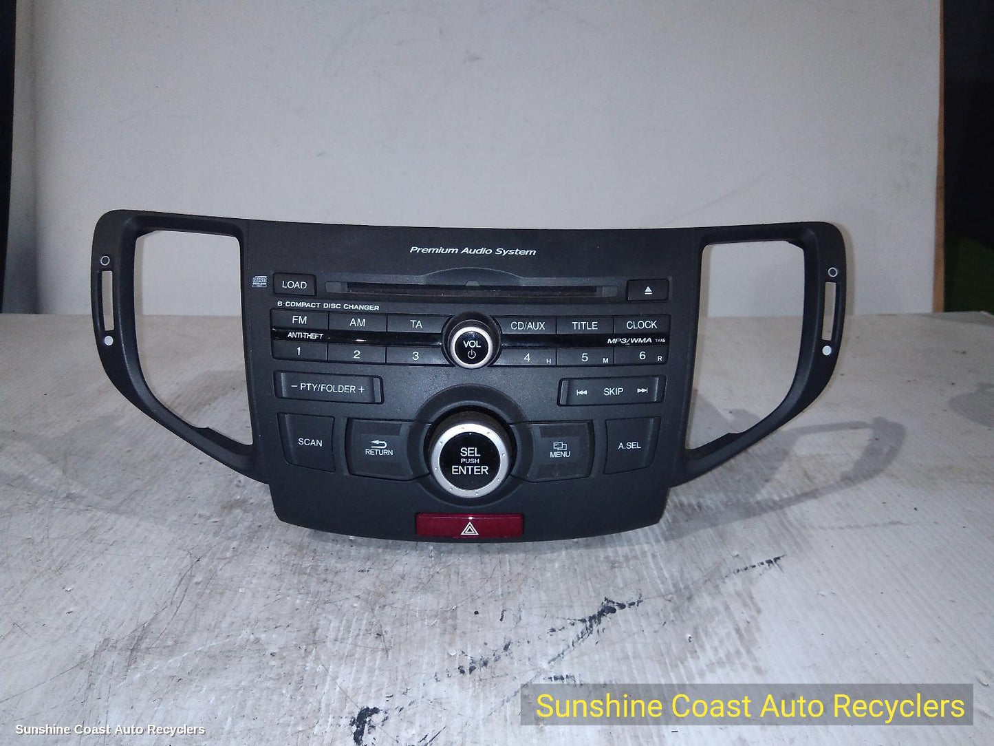 2013 Honda Accord Radio Cd Dvd Sat Tv