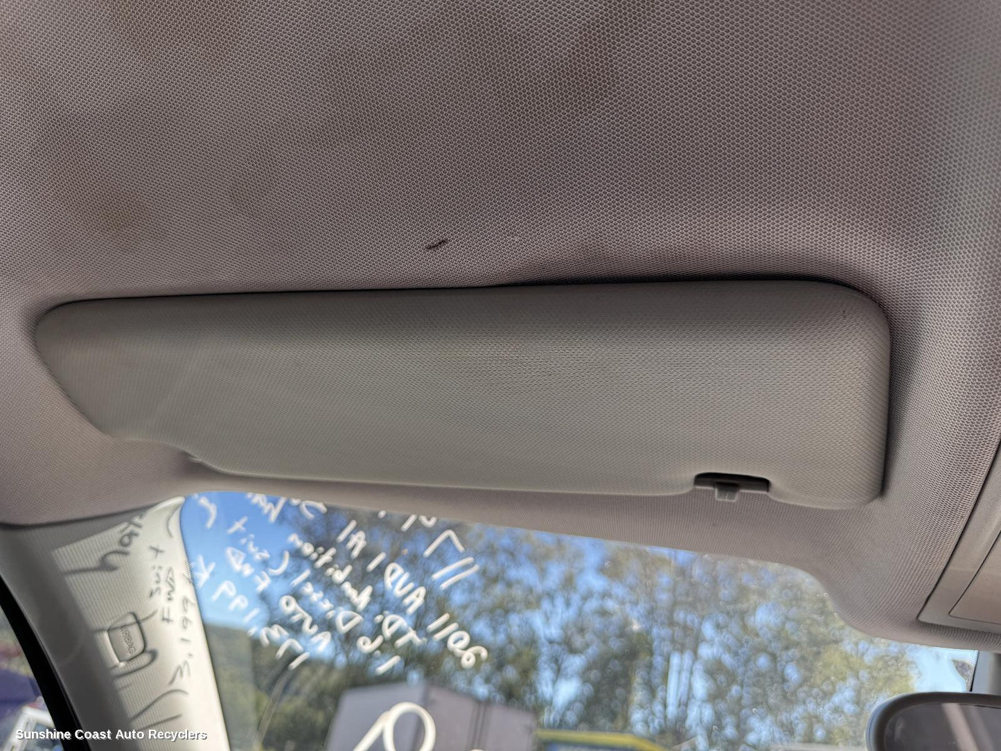 2011 Audi A1 Sunvisor