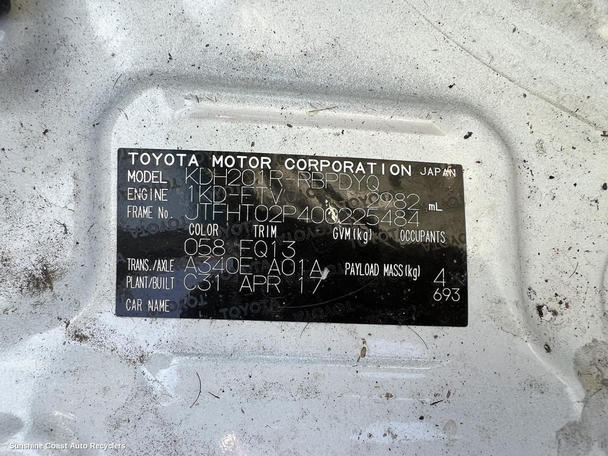 2005-2019 Toyota Hiace Rear Diff Housing