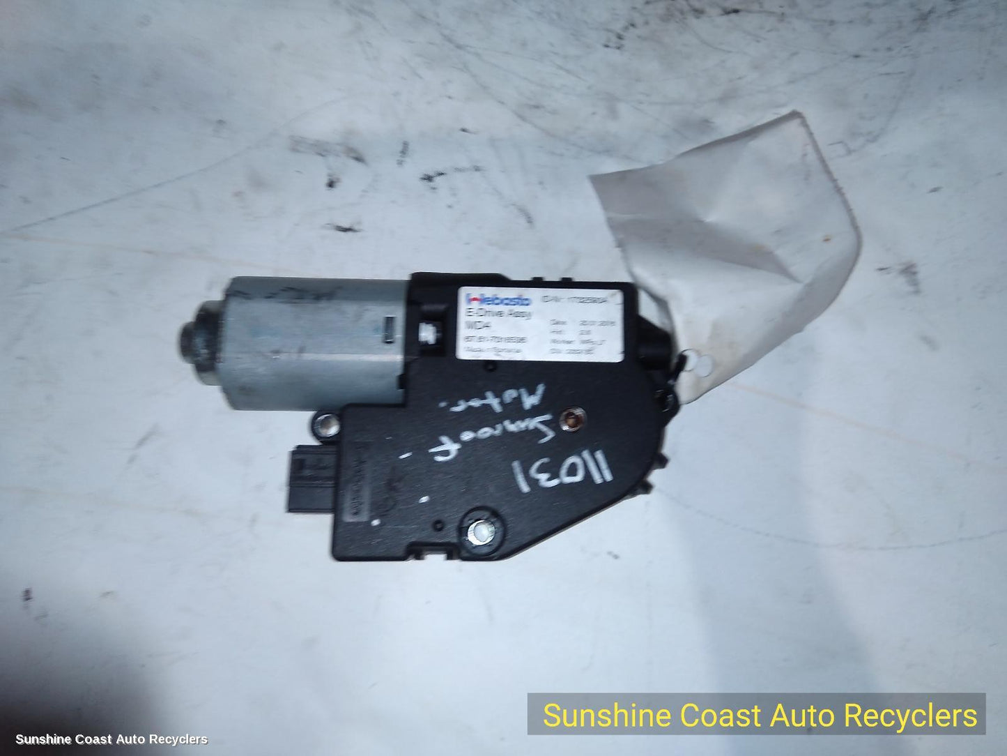 2013-2020 Bmw 4 Series Sunroof Motor