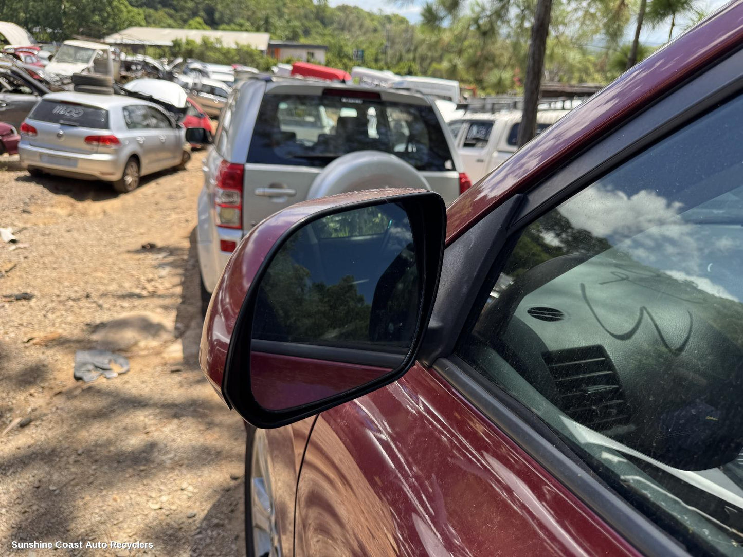 2007 Toyota Kluger Left Door Mirror