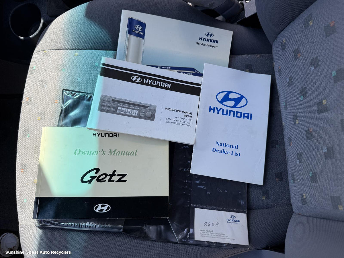 2002-2005 Hyundai Getz Owners Handbook
