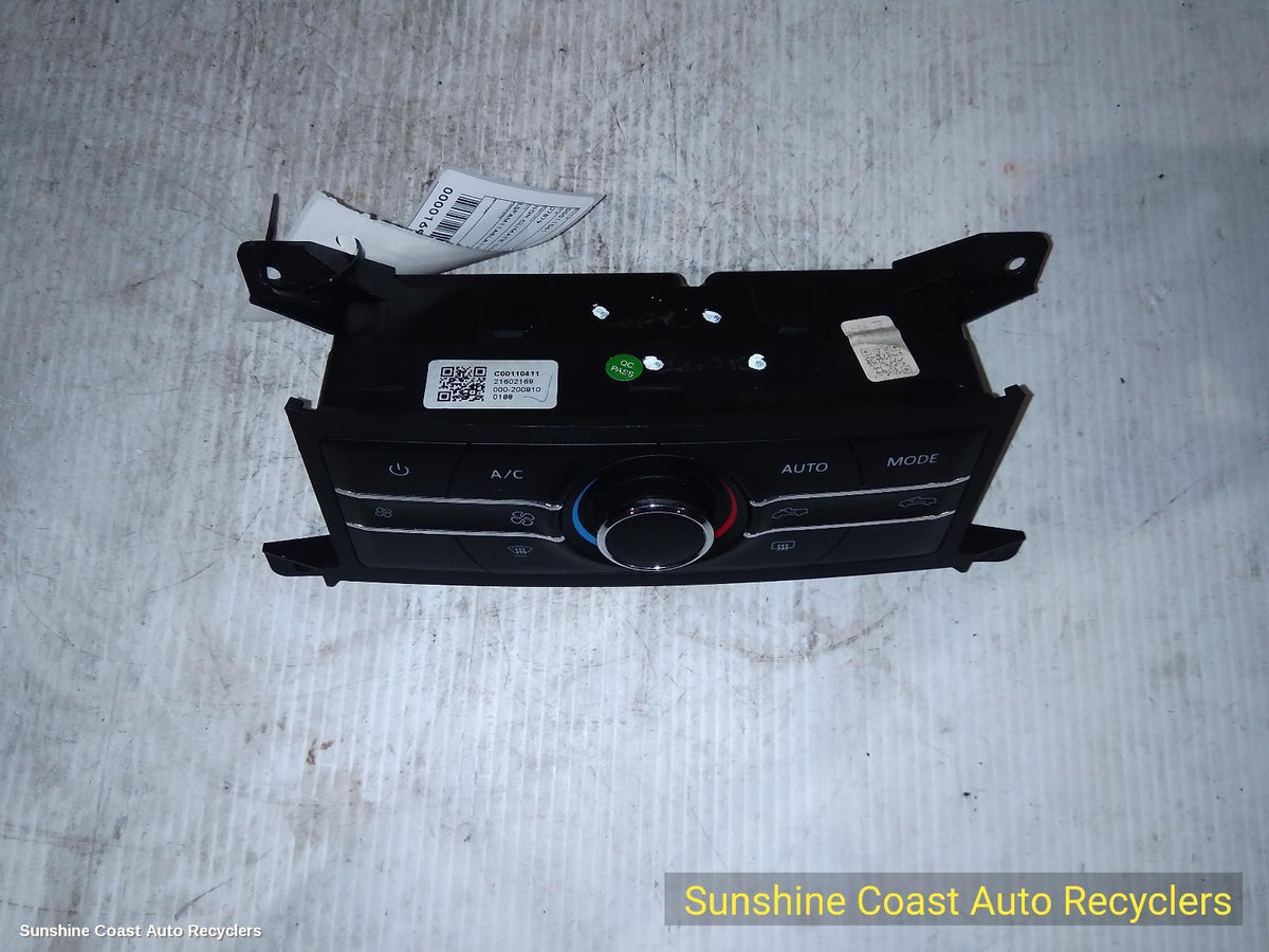 2017-2021 Ldv T60 Heater Ac Controls