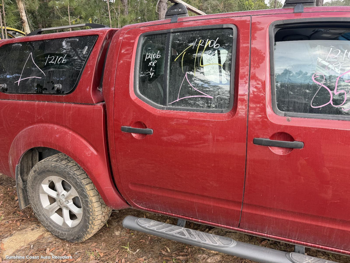 2005-2015 Nissan Navara Right Rear 1 4 Door Glass