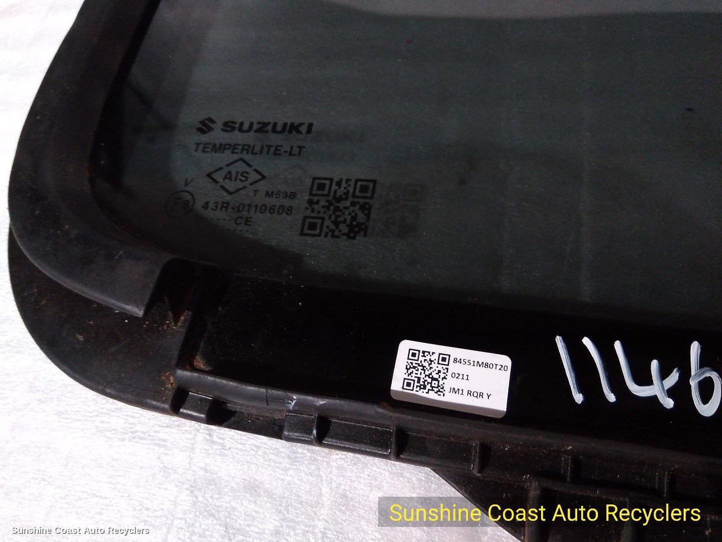 2024 Suzuki Jimny Right Rear 1 4 Door Glass