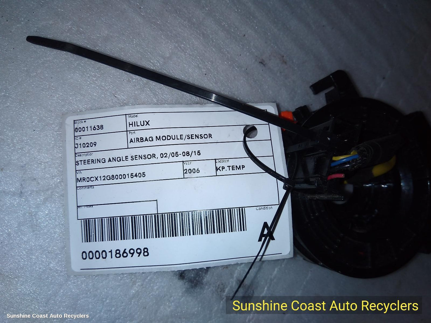 2006 Toyota Hilux Airbag Module Sensor